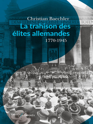 cover image of La trahison des élites allemandes